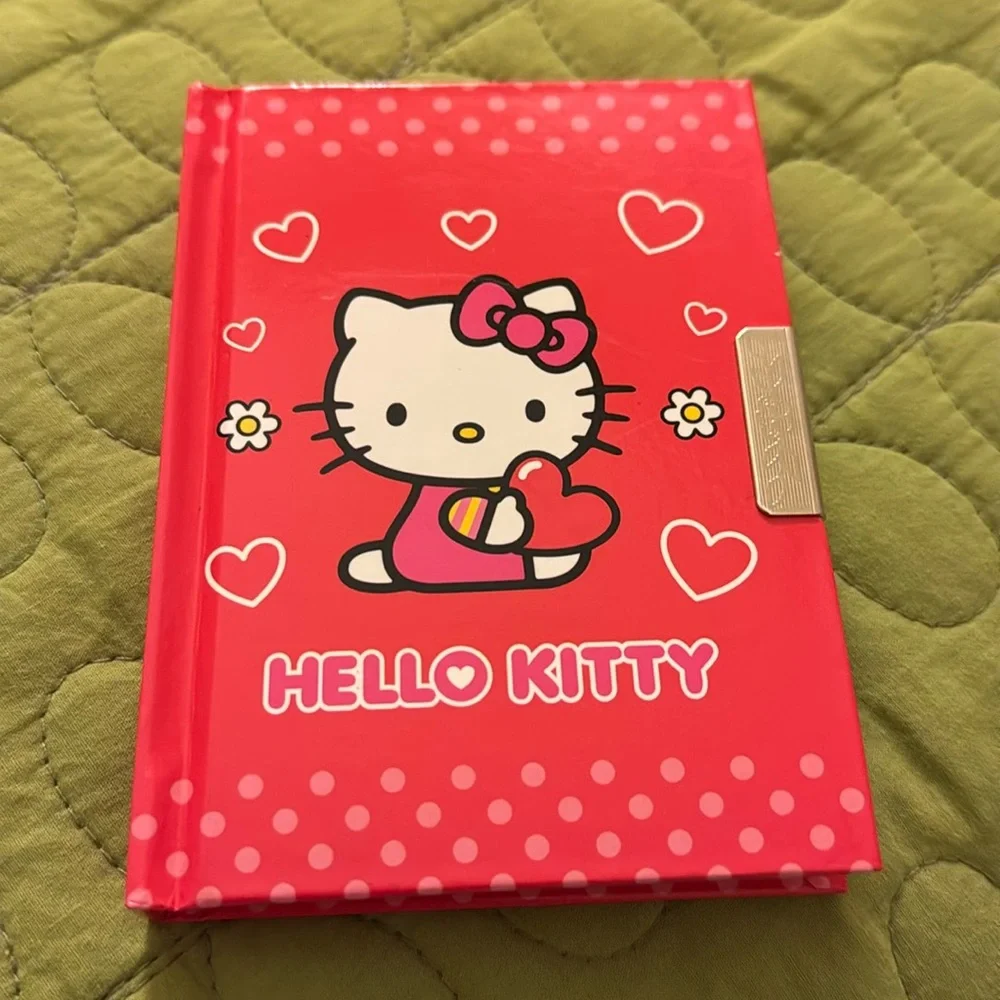 NWOT y2k Sanrio hello kitty mini red notebook diary - Picture 1 of 4